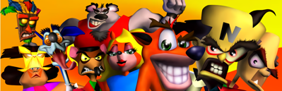 Crash Bandicoot: Recompiled - Fanart - Background (null) - 1920x620