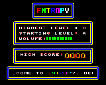 Entropy - Screenshot - Game Title (null) - 640x512