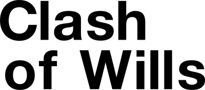 Clash of Wills - Clear Logo (North America) - 2400x1063
