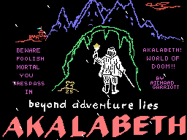 Akalabeth1000 - Screenshot - Game Title (World) - 256x192