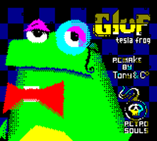 GLUF Tesla Frog - Screenshot - Game Title (World) - 160x144