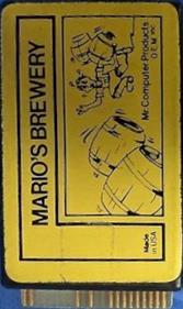 Mario's Brewery - Cart - Front (North America) - 202x339