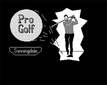 Pro Golf - Screenshot - Game Title (null) - 640x512
