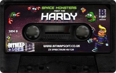Space Monsters meet THE HARDY - Cart - Back (Europe) - 953x600