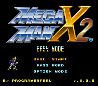 Mega Man X2: Ultimate Armor Hard - Screenshot - Game Title (null) - 256x224