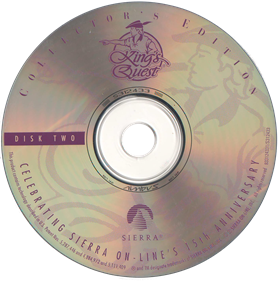 King's Quest: Collector's Edition - Disc (North America) - 1408x1423