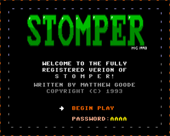 Stomper - Screenshot - Game Title (null) - 320x256