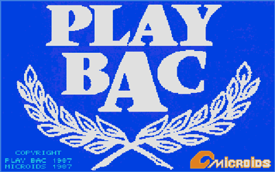 Playbac - Screenshot - Game Title (null) - 480x300