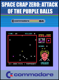 Space Crap Zero: Attack of the Purple Balls - Fanart - Box - Front (null) - 798x1072