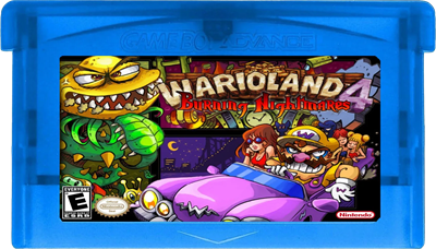 Wario Land 4: Burning Nightmares - Fanart - Cart - Front (North America) - 1397x799