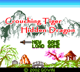 Crouching Tiger Hidden Dragon - Screenshot - Game Title (North America) - 160x144