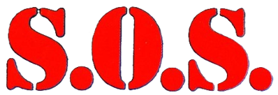 S.O.S. (Visions Software Factory) - Clear Logo (United Kingdom) - 468x160
