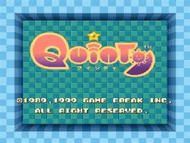 Quinty - Screenshot - Game Title (null) - 591x444