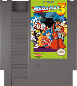 Mega Man 3: Proto Man Edition - Cart - Front (World) - 674x756
