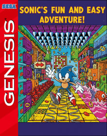 Sonic's Fun and Easy Adventure - Fanart - Box - Front (World) - 798x1016