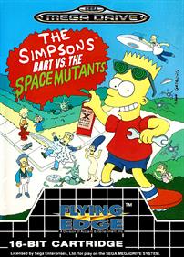 The Simpsons: Bart vs. the Space Mutants - Box - Front (Europe) - 1448x2005