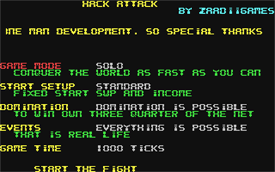 Hack Attack - Screenshot - Game Title (null) - 320x200