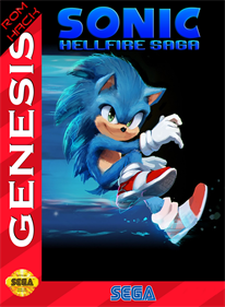 Sonic: Hellfire Saga - Fanart - Box - Front (North America) - 1100x1500
