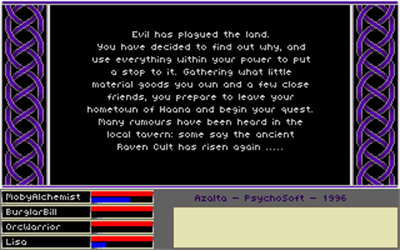 Azalta: The Cult of the Raven - Screenshot - Gameplay (null) - 320x200