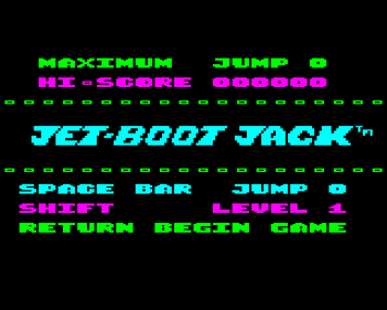 Jet-Boot Jack - Screenshot - Game Title (null) - 320x256