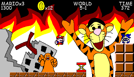 Illustration of Super Mario Buys Bread