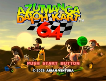 Azumanga Daioh Kart 64 - Screenshot - Game Title (North America) - 776x592