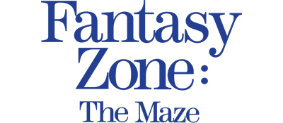 Fantasy Zone: The Maze - Clear Logo (World) - 400x175