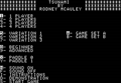 Tsunami - Screenshot - Game Select (null) - 560x384