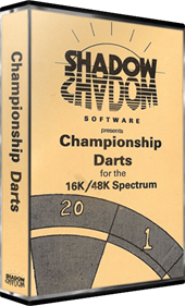 Championship Darts - Box - 3D (Europe) - 334x551