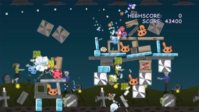Angry Fish: Halloween - Screenshot - Gameplay (World) - 1000x562