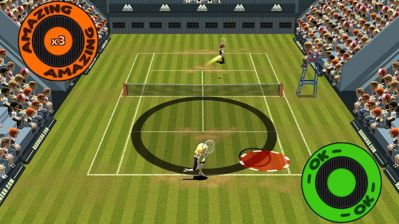 Ace Gals Tennis - Screenshot - Gameplay (World) - 1000x562