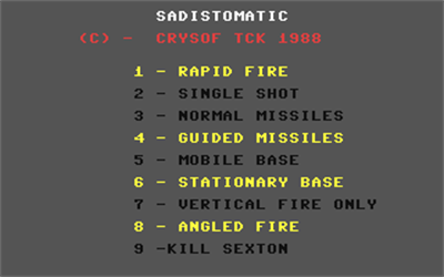 Sadistomatic - Screenshot - Game Title (null) - 320x200