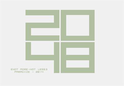 2048 - Screenshot - Game Title (null) - 1152x809