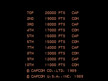 Strider - Screenshot - High Scores (null) - 640x480