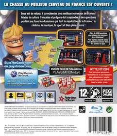 Buzz!: Le Plus Malin Des Français - Box - Back (France) - 928x1080