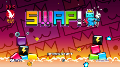 SWAP! - Screenshot - Game Title (World) - 1200x675