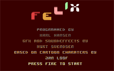 Felix (Hansen) - Screenshot - Game Title (null) - 320x200
