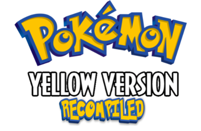 Pokémon Yellow Version Recompiled - Clear Logo (null) - 641x419