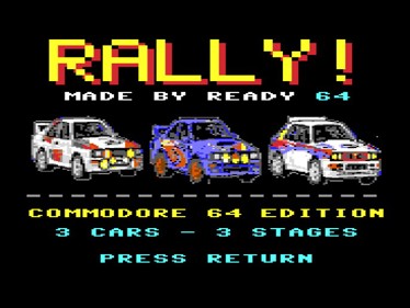 Rally! - Screenshot - Game Title (null) - 687x516
