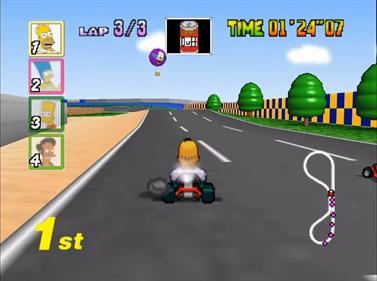 Simpson Kart 64 - Screenshot - Gameplay (null) - 966x720