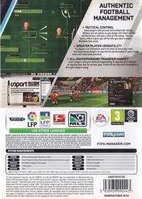 FIFA Manager 11 - Box - Back (United Kingdom) - 800x1122