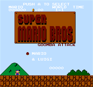 Super Mario Bros.: Goomba Attack - Screenshot - Game Title (null) - 256x240