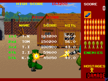Operation Wolf - Screenshot - High Scores (null) - 640x480
