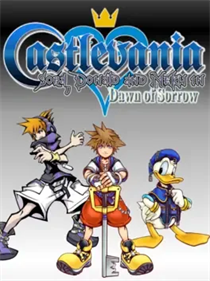 Castlevania: Sora, Donald & Neku in Dawn of Sorrow - Fanart - Box - Front (World) - 264x352