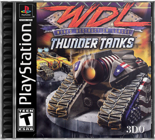 WDL: World Destruction League: Thunder Tanks - Box - Front - Reconstructed (North America) - 687x617