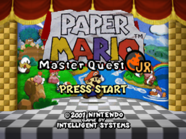 Paper Mario: Master Quest Jr - Screenshot - Game Title (null) - 640x480