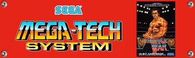 Wrestle War (Mega-Tech) - Arcade - Marquee (null) - 3840x1146