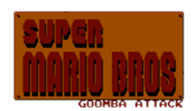 Super Mario Bros.: Goomba Attack - Clear Logo (null) - 200x114