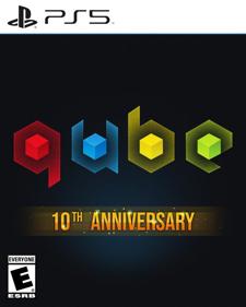 Q.U.B.E. 10th Anniversary - Fanart - Box - Front (null) - 688x859