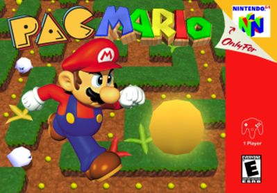 Pacmario - Fanart - Box - Front (North America) - 320x223